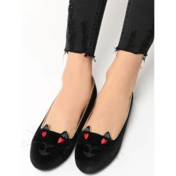 Czarne Mokasyny Whiskers. Czarne mokasyny damskie Born2be, ze skóry. Za 29.99 zł.