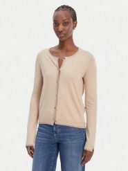 Liu Jo Kardigan WA6280 MS49I Beżowy Regular Fit. Brązowe kardigany damskie Liu Jo, m, bez wzorów, z wiskozy. Za 429.99 zł.