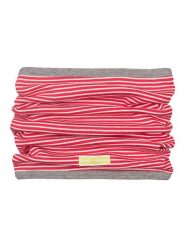 Loud + proud Dwustronny szal-koło w kolorze czerwono-biało-granatowym rozmiar: onesize. Białe szaliki dziecięce z bawełny, bez ramiączek. Za 53.17 zł.