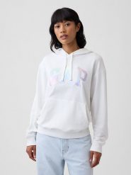 GAP Bluza w kolorze białym rozmiar: S. Białe bluzy z kapturem damskie GAP, s, z materiału. Za 99.95 zł.