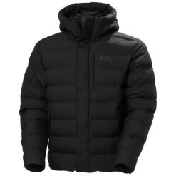 Kurtka z kapturem Helly Hansen Alby Puffy. Czarne kurtki męskie Helly Hansen, bez wzorów, z puchu, klasyczne, z kapturem. Za 1,035.90 zł.