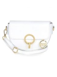 Mia Tomazzi Skórzana torebka "Azario" w kolorze białym - 19 x 13 x 6 cm rozmiar: onesize. Białe torebki klasyczne damskie Mia Tomazzi, bez wzorów, z materiału, bez dodatków. Za 208.99 zł.