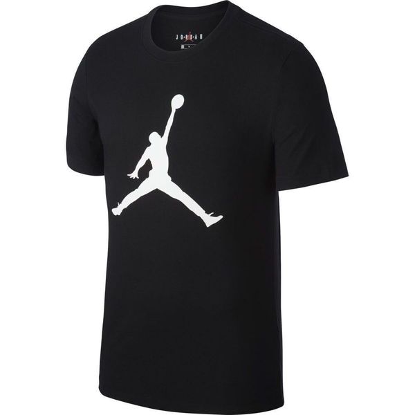 T-shirt do koszykówki męski Nike Jordan Jumpman czarny. Czarne t-shirty męskie Nike, l, bez wzorów, bez kołnierzyka. Za 129.00 zł.
