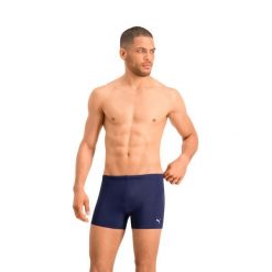 Kąpielówki męskie Puma Trunk Classic Granatowe. Niebieskie kąpielówki męskie Puma, m, bez wzorów, do pływania. Za 142.99 zł.
