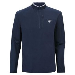 Bluza 1/4 zamka błyskawicznego Tecnifibre. Niebieskie bluzy bez kaptura męskie TECNIFIBRE. W wyprzedaży za 241.50 zł.