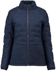 Damska kurtka zimowa Kjelvik Sitaa granatowa. Niebieskie kurtki damskie Treksta, na zimę, s, z aplikacjami, z dzianiny, bez kaptura. Za 220.99 zł.
