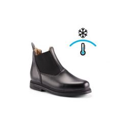 Ciepłe sztyblety 160 Warm. Czarne sztyblety męskie FOUGANZA, z gumy, bez zapięcia. Za 149.99 zł.
