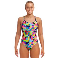 Strój kąpielowy damski jednoczęściowy na basen plażę Funkita. Czerwone stroje jednoczęściowe damskie FUNKITA, s, bez wzorów. Za 259.00 zł.