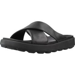Sandały GEOX U SPHERICA EC6 Czarny. Czarne sandały męskie Geox, ze skóry, bez zapięcia. Za 366.99 zł.