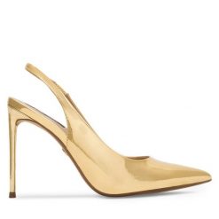 Sandały Nine West. Żółte sandały damskie Nine West, bez wzorów, bez obcasa, na szpilce. Za 159.99 zł.