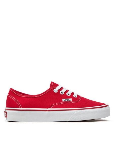 Vans Tenisówki Authentic VN000EE3RED Czerwony. Czerwone trampki i tenisówki damskie Vans, bez wzorów, z materiału. Za 199.99 zł.