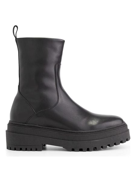 Mysa Skórzane botki "Hyacinthus" w kolorze czarnym rozmiar: 42. Czarne botki damskie mysa, bez obcasa, bez zapięcia. Za 272.31 zł.