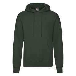 Męska Klasyczna Bluza Z Kapturem. Zielone bluzy z kapturem męskie Fruit of the Loom, l. Za 81.99 zł.