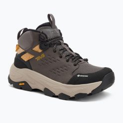 Buty trekkingowe męskie Teva Grandview Max GTX. Szare buty trekkingowe męskie Teva, bez zapięcia. Za 699.99 zł.