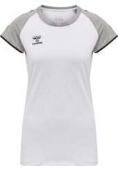 Koszulka damska Hummel hmlhmlCORE volley stretch. Białe t-shirty damskie HUMMEL, l, bez wzorów, z dżerseju, bez kołnierzyka. Za 184.50 zł.