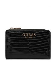 Guess Portfel SWKG95 31156 Czarny. Czarne portfele damskie Guess, z aplikacjami, ze skóry. Za 219.99 zł.