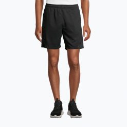 Spodenki męskie FILA Lich Sweat. Czarne szorty męskie Fila, bez kołnierzyka. Za 89.99 zł.