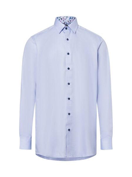 Finshley & Harding koszula biznesowa - Easy Care Mężczyźni Modern Fit Bawełna niebieski, 40. Niebieskie koszule męskie Finshley & Harding, m, bez wzorów, z bawełny, bez kołnierzyka, bez ramiączek. Za 279.95 zł.