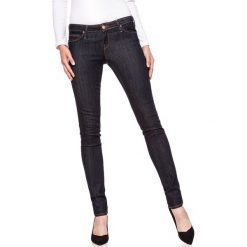 SPODNIE DAMSKIE LEE TOXEY ONE WASH L527SV45. Spodnie materiałowe damskie Lee, bez wzorów, z denimu, eleganckie. W wyprzedaży za 79.99 zł.