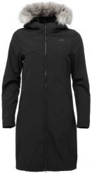 Damski płaszcz softshell Loap Lustra Black. Czarne płaszcze damskie ÀLG, m, bez wzorów, z materiału, eleganckie. Za 432.99 zł.