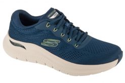 Buty sportowe Sneakersy męskie, Arch Fit 2.0 - The Keep. Niebieskie buty sportowe na co dzień męskie Skechers, z materiału, bez zapięcia, trekkingowe. Za 379.99 zł.