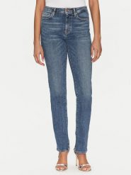 Guess Jeansy WBGA08 D4LT0 Niebieski Straight Fit. Niebieskie jeansy damskie Guess. Za 289.99 zł.