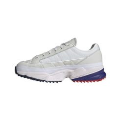 Obuwie Sportowe Damskie Adidas Originals Kiellor Biały. Białe buty sportowe na co dzień damskie Adidas, bez wzorów, z materiału. Za 424.15 zł.