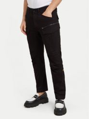 G-Star Raw Spodnie materiałowe Zip Cargo 3D D25665-D846 Czarny Tapered Fit. Czarne spodnie materiałowe męskie G-Star Raw, bez wzorów, z bawełny, retro. Za 389.99 zł.