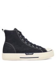 KARL LAGERFELD Trampki KL50455D Granatowy. Niebieskie trampki i tenisówki męskie Karl Lagerfeld, bez wzorów, z materiału, bez zapięcia. Za 469.99 zł.