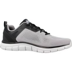 Buty SKECHERS TRACK Szary. Szare buty fitness męskie Skechers, z syntetyku, bez zapięcia. Za 322.99 zł.