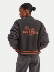 RVCA Kurtka bomber Ryan 23B163507 Szary Regular Fit. Szare kurtki damskie RVCA, m, bez wzorów, z syntetyku, bez kaptura. Za 599.99 zł.