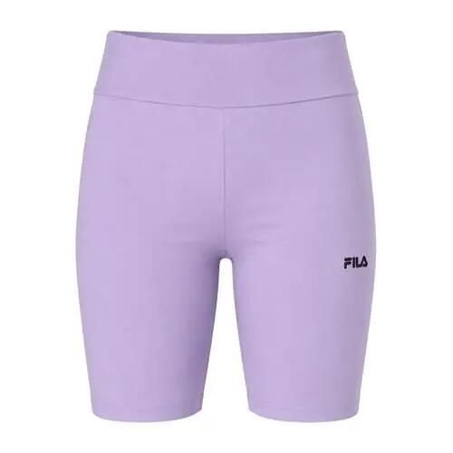 Spodnie fitness damskie Fila FAW045540040. Fioletowe spodnie sportowe damskie Fila, s, z bawełny, do biegania. Za 135.00 zł.