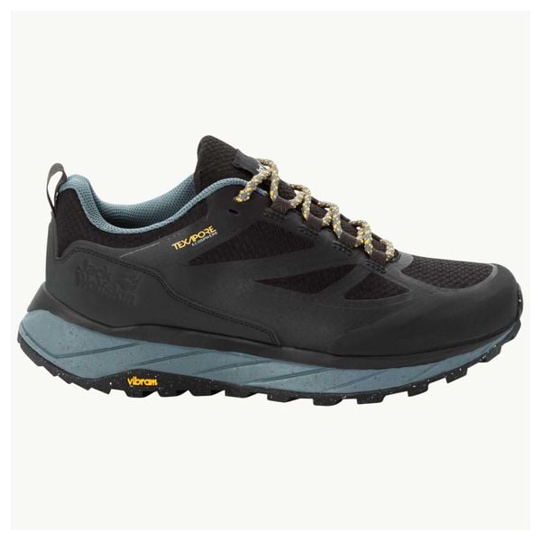 Buty trekkingowe męskie Jack Wolfskin Terraventure Texapore Low. Niebieskie buty trekkingowe męskie Jack Wolfskin, z gumy, bez zapięcia, trekkingowe. W wyprzedaży za 608.20 zł.