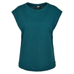 Damski T-shirt w dużych rozmiarach Urban Classic basic shaped. Czerwone t-shirty damskie Urban Classics, bez wzorów, bez kołnierzyka. Za 90.00 zł.