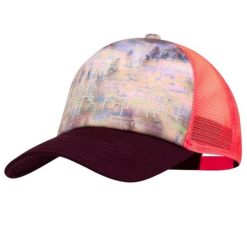 Czapka z daszkiem damska Buff Trucker Cap. Fioletowe czapki z daszkiem damskie Buff, bez wzorów, z elastanu. Za 107.00 zł.