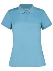 Icepeak Koszulka polo "Bayard" w kolorze błękitnym rozmiar: S. Niebieskie bluzki damskie ICEPEAK, s, bez wzorów, bez kołnierzyka, bez ramiączek. Za 61.46 zł.