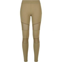 Legginsy damskie Urban Classics Tech Mesh GT. Zielone legginsy damskie Urban Classics, bez wzorów, z meshu. Za 152.50 zł.