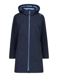 CMP Płaszcz softshellowy w kolorze granatowym rozmiar: 38. Niebieskie płaszcze damskie CMP, m, bez wzorów, z tkaniny, sportowe. Za 220.12 zł.