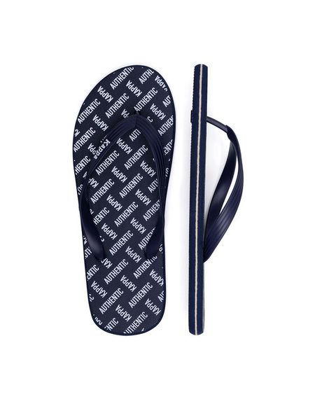 Kappa Japonki 371G1KW Blue Marine - Beige Lt Almond Kolorowy. Brązowe klapki i japonki męskie Kappa, z materiału. Za 49.99 zł.