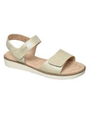 S.Oliver Sandały w kolorze złotym rozmiar: 36. Żółte sandały damskie S.Oliver, bez wzorów, bez obcasa. Za 131.74 zł.