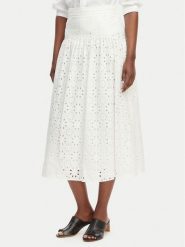 Marella Spódnica maxi Ballo 2615101042 Biały Regular Fit. Białe spódniczki damskie Marella, bez wzorów, z bawełny, maxi. Za 749.99 zł.