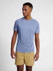 Koszulka Newline Beat. Niebieskie t-shirty sportowe męskie Newline, m, z materiału, bez ramiączek, do biegania. Za 137.50 zł.