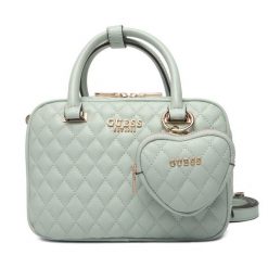 Torebka Guess. Zielone torebki klasyczne damskie Guess, z aplikacjami, bez dodatków. Za 639.99 zł.