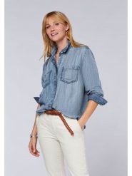 Polo Sylt Koszula dżinsowa - Regular fit - w kolorze niebieskim rozmiar: XL. Niebieskie koszule damskie Polo Sylt, xl, bez wzorów, z lyocellu, bez kołnierzyka, bez ramiączek. Za 131.74 zł.