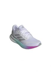 Buty damskie adidas Runfalcon 5 - białe, siateczkowa cholewka, Cloudfoam. Niebieskie obuwie do biegania damskie Adidas. Za 211.99 zł.