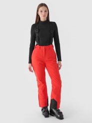 4F Spodnie narciarskie w kolorze czerwonym rozmiar: L. Czerwone spodnie dresowe damskie 4f, l, narciarskie. Za 257.31 zł.