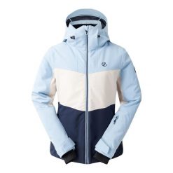 Damska kurtka narciarska z kapturem Dare 2B Iced. Niebieskie kurtki damskie Dare 2b, bez wzorów, z kapturem, narciarskie. Za 522.00 zł.