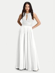 Hey Kyla Sukienka wieczorowa 5AI053HK Biały Regular Fit. Białe sukienki damskie Hey Kyla, bez wzorów, z syntetyku, wizytowe, bez kołnierzyka, bez ramiączek. Za 1,019.00 zł.