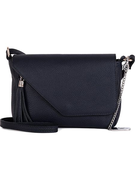 Anna Morellini Skórzana torebka "Lola" w kolorze granatowym - 24 x 18 x 6 cm rozmiar: onesize. Niebieskie torebki klasyczne damskie Anna Morellini, bez wzorów, z materiału, bez dodatków. Za 173.99 zł.