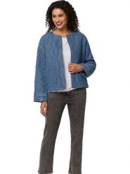 Heine Kurtka dżinsowa w kolorze niebieskim rozmiar: 44. Niebieskie kurtki damskie Heine, bez wzorów, bez kaptura. Za 143.90 zł.